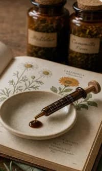 Апликатор CBD паста върху книга
